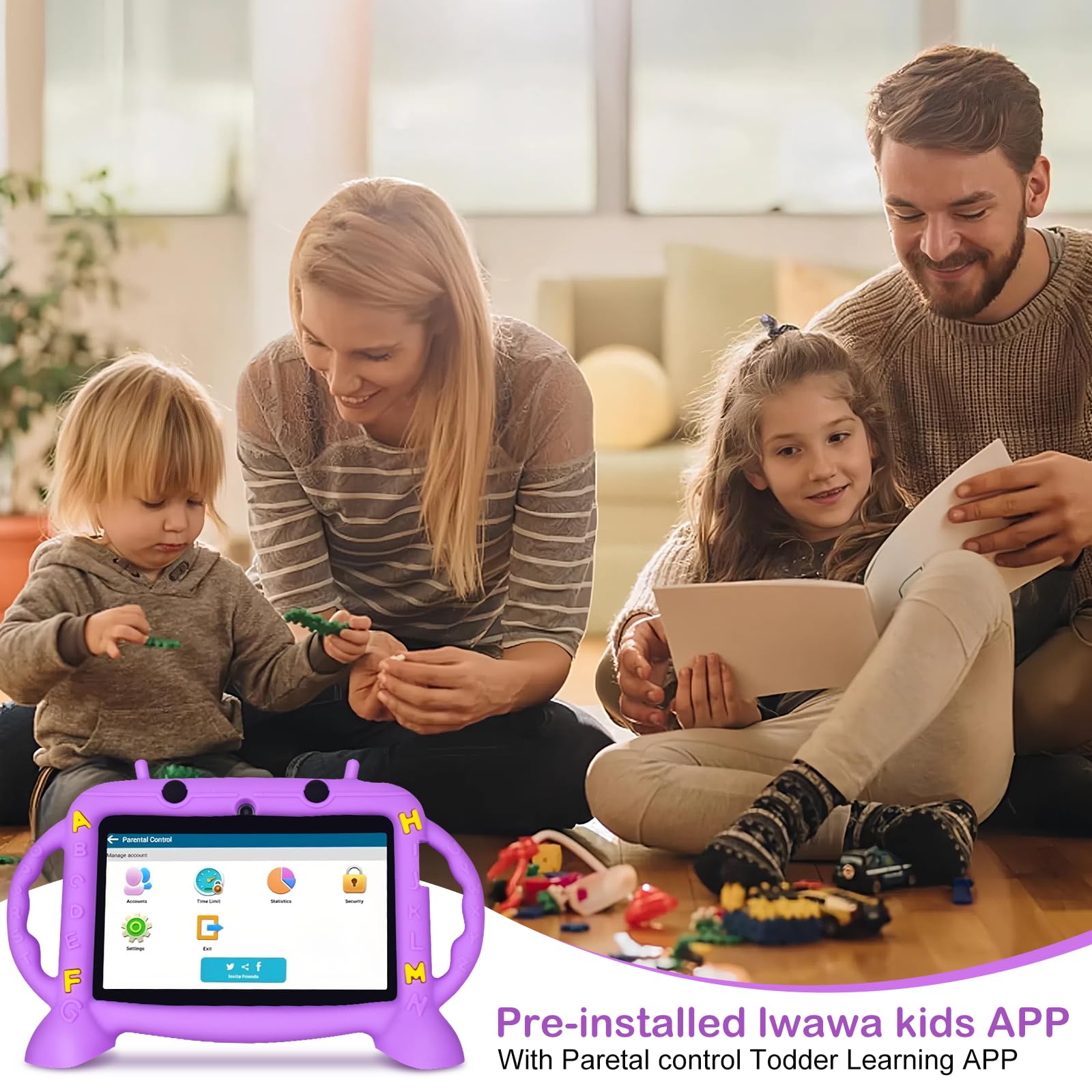 Amazon.co.jp: キッズタブレット、7インチタブレット 子供用 2-10