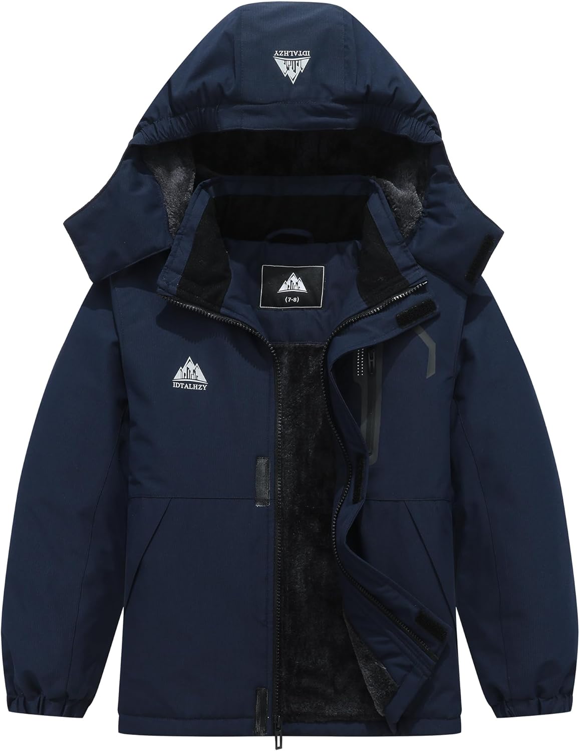 Kids Waterproof Ski Jacket with Detachable Hood