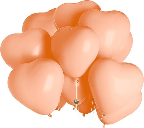 Miniatura 3 de Globos de látex en forma de corazón de 12 pulgadas, gruesos, extrafuertes para guirnalda de baby shower, boda, cabina de fotos, suministros de