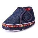 INSTABUYZ Butterthief Unisex Baby Prewalking Shoes for Newborn Boys & Girls | Soft Sole Infant Bootie with Anti-Slip Bottom | Lightweight Cotton Footwear Early Walker Shoes (6-9 Months, 12 CM) gallery image