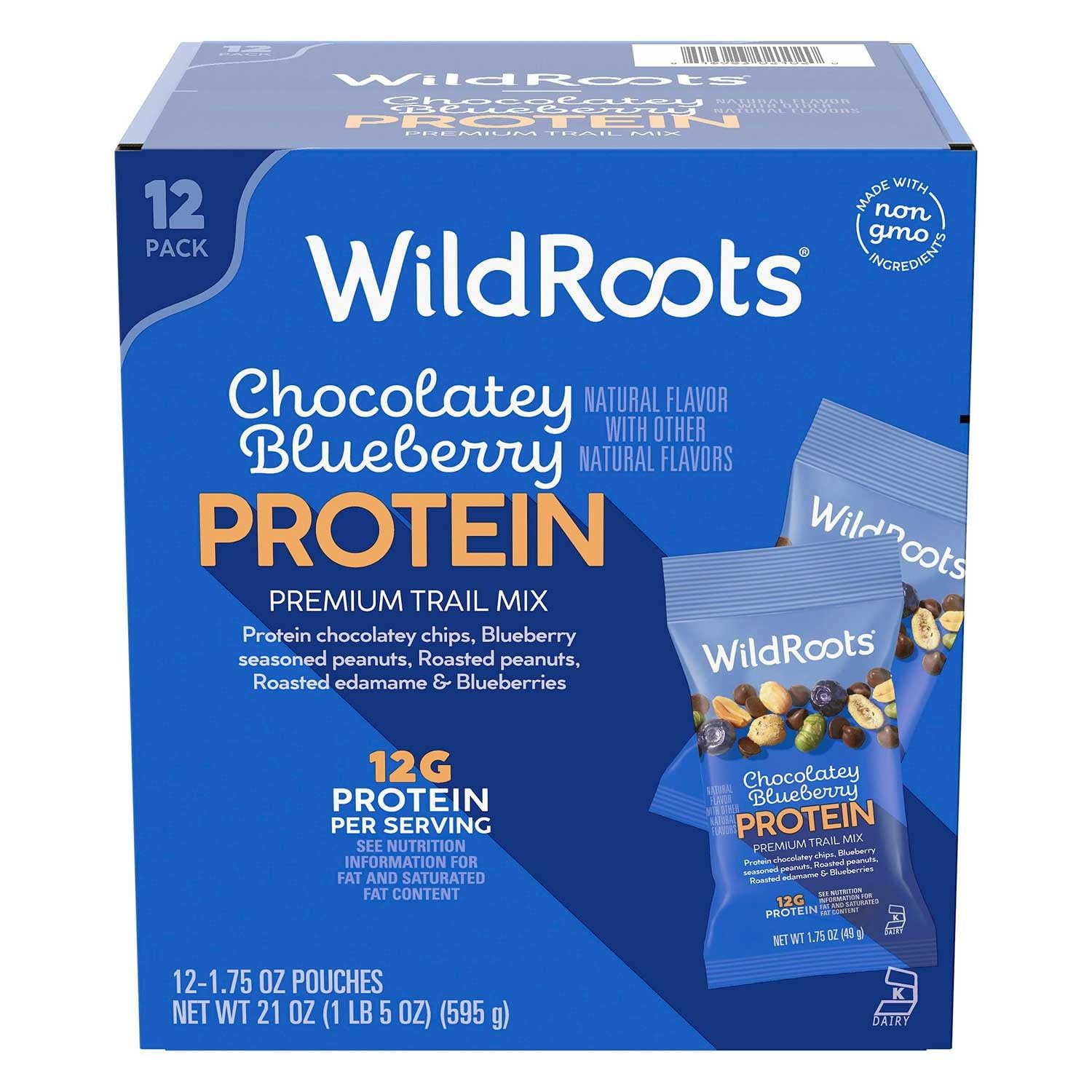 Amazon.com: WildRoots Chocolatey Blueberry Protein Premium Trail