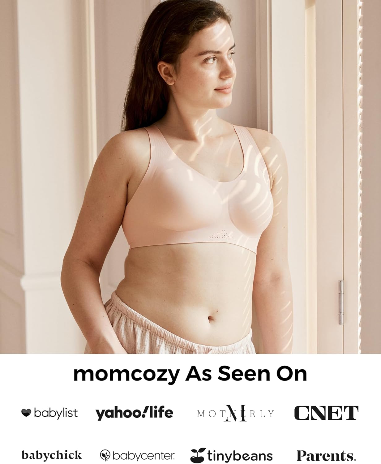 Momcozy Seamless Wireless Bras for Women, Full Coverage Comfortable Supportive Bralettes for Everyday Wear - Image 2