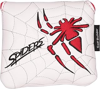 ゴルフヘッドカバー パターカバー マグネット付け マレット用 オデッセイ２ボール・テーラーメイド スパイダーパターに対応 spiders スパイダー