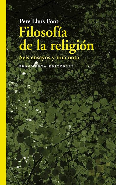 Portada de Filosofía de la Religión. Seis Ensayos y una Nota