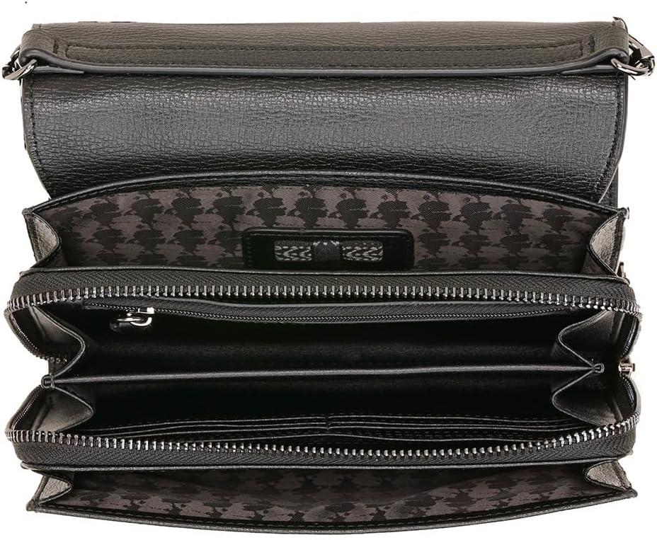 KARL LAGERFELD Paris Lourdes Crossbody with Pins, Multi/Black, One Size - Image 3