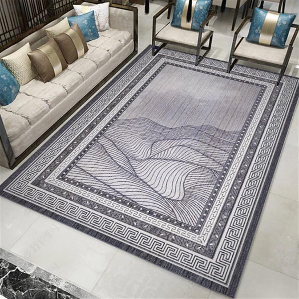 Tapis industriel résistant à l'usure tapis gris de sol bureau 40x60
