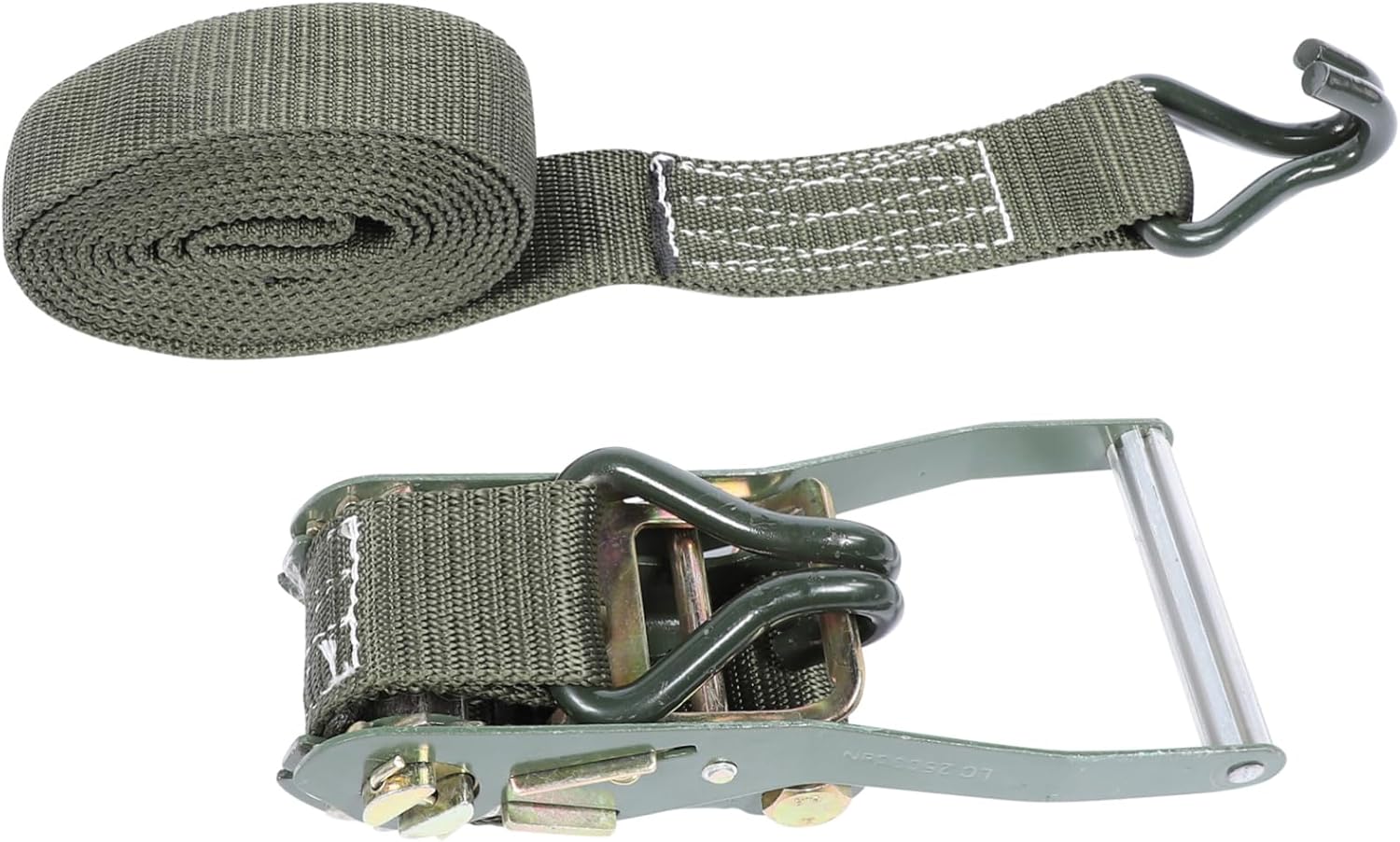 Ratchet Tie Down Straps Military Straps Truck Rack Ratchet Hooks Heavy Duty for Vehicles
