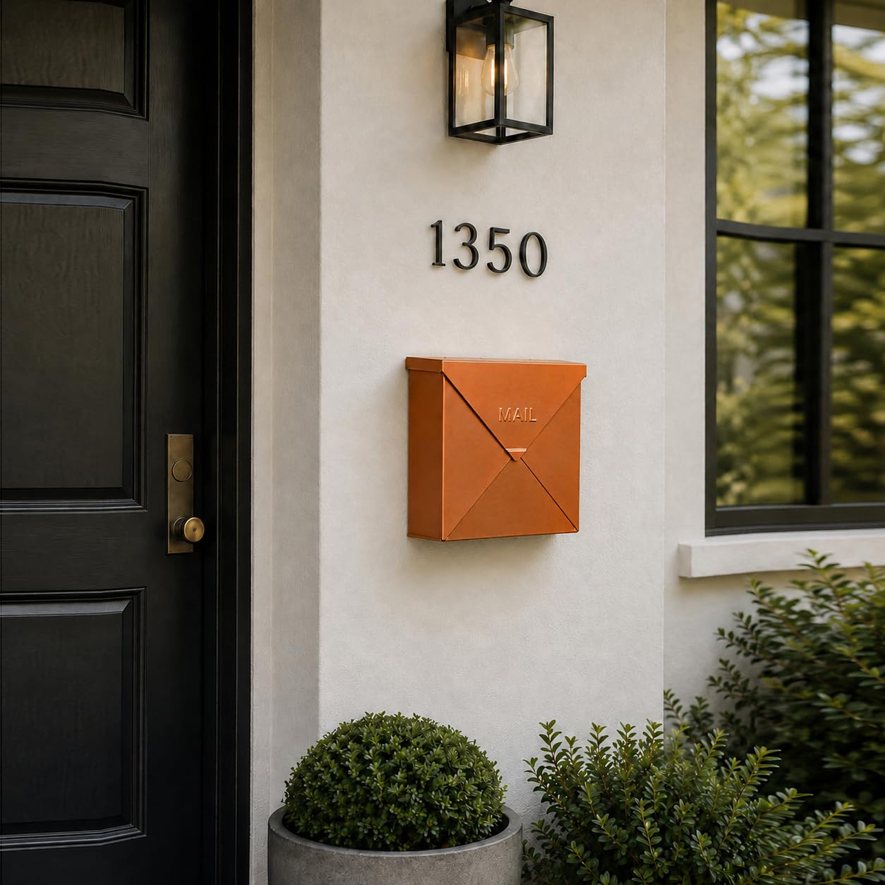NACH mb-6300 Cassetta Postale Chicago, Marrone, 10" x 10" x 4"