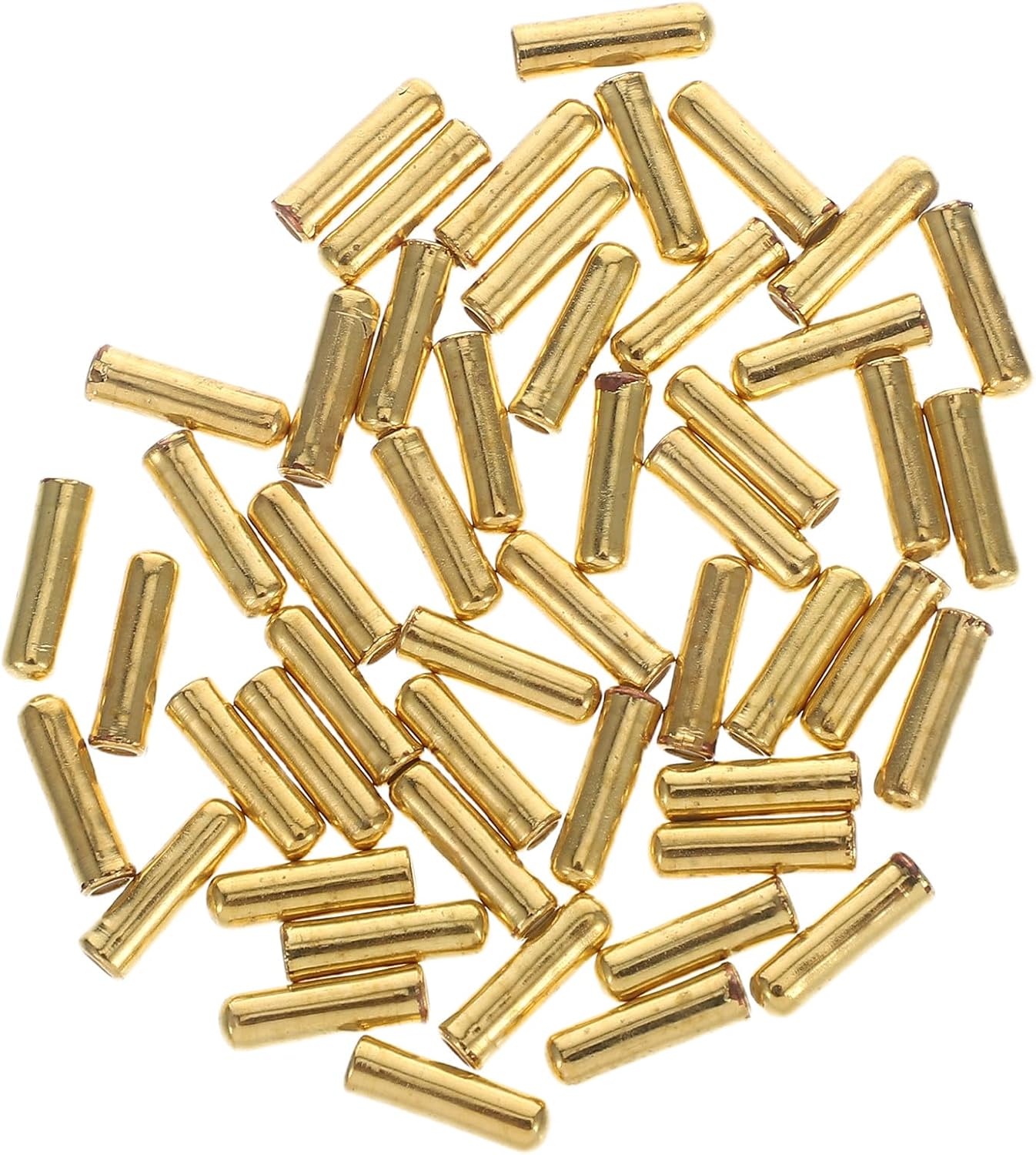 50pcs Copper Brooch Pin Backs and Locking Pin Keepers Set Gold Safety Stoppers for DIY Jewelry Making and Lapel Accessories