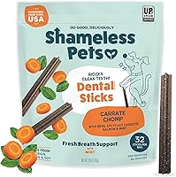 Vista 12 de Shameless Pets Golosinas dentales para perros, The Tooth Berry, palitos dentales saludables con apoyo inmunológico para limpieza de dientes