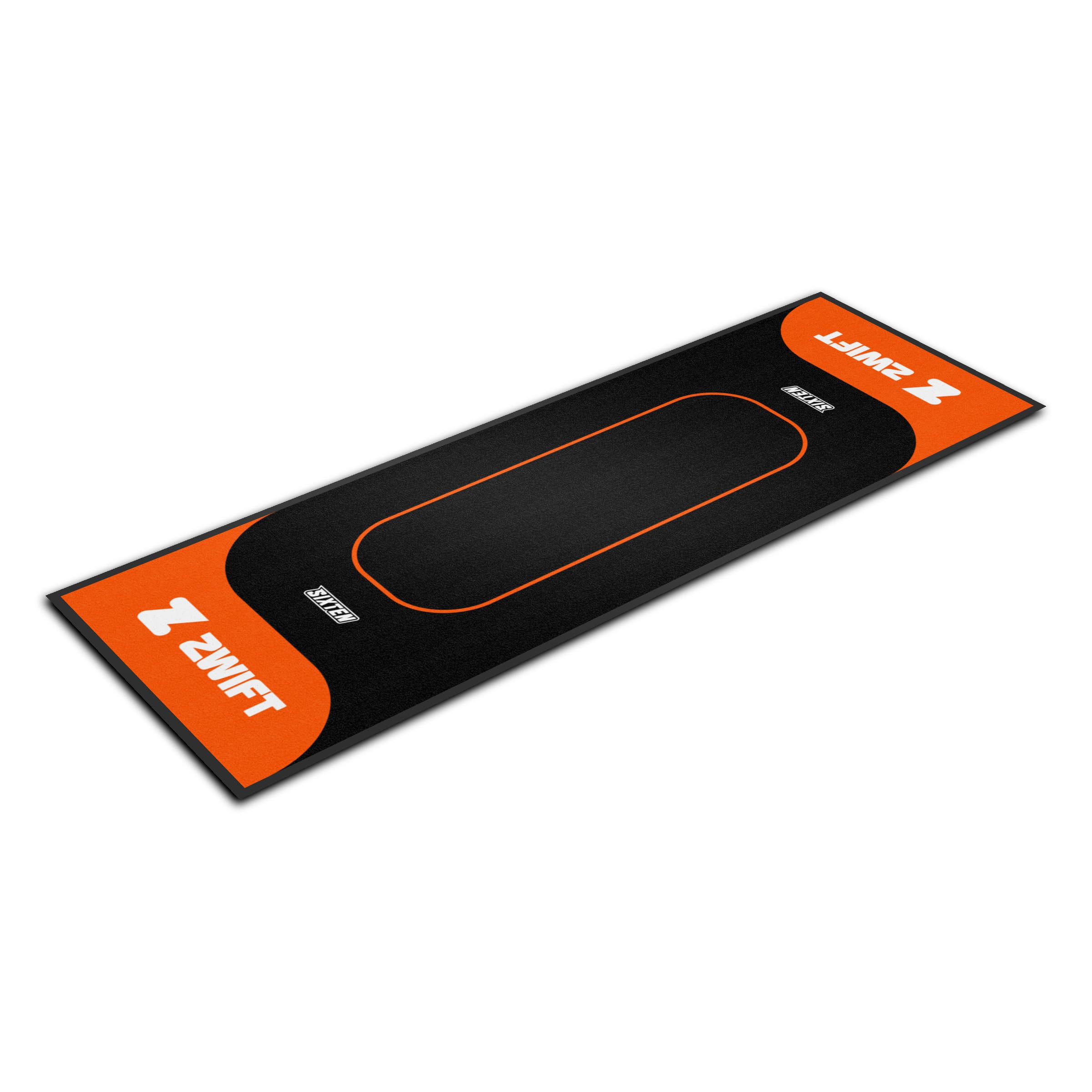 SIXTEN 65 x 180 Zwift - Tappetino per cyclette a casa, resistente alle vibrazioni e al rumore, protezione del pavimento per ciclismo indoor, durevole ed ecologico