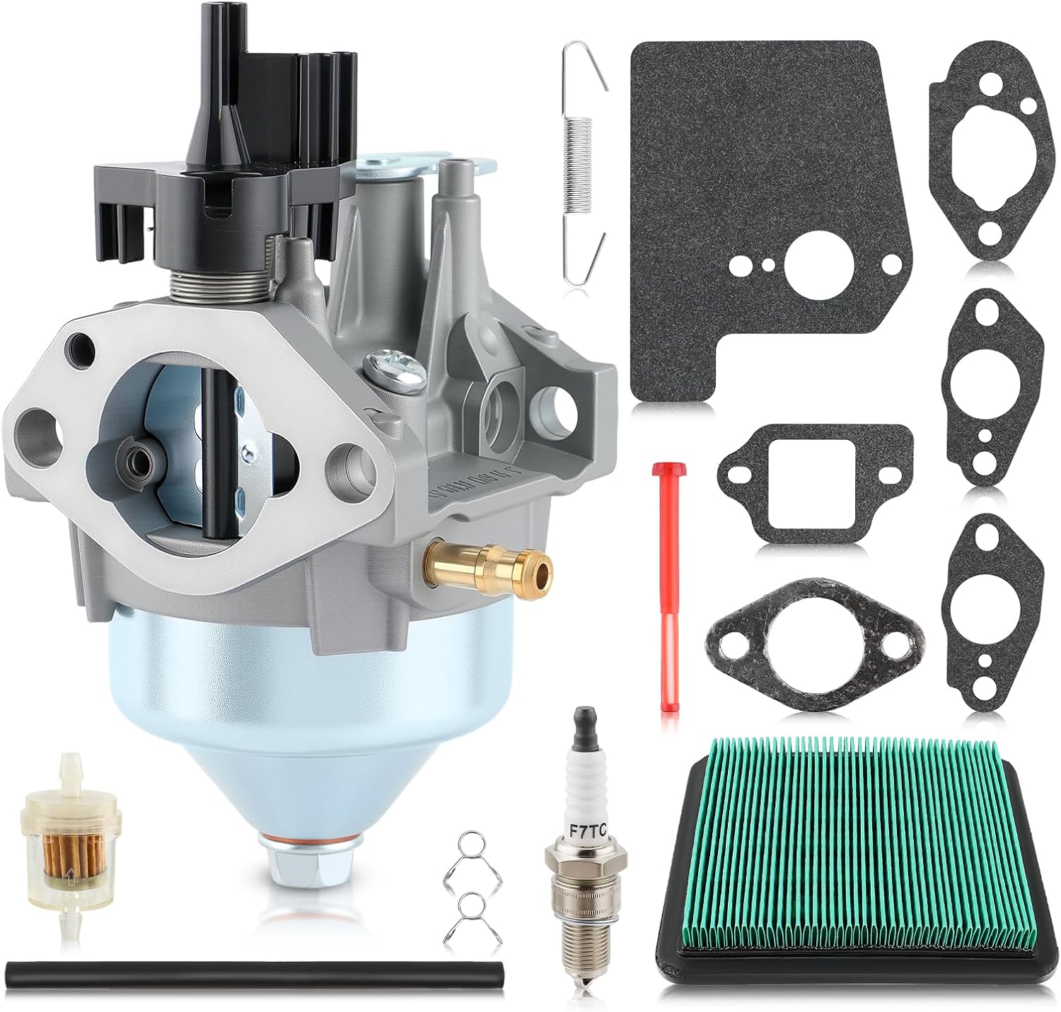 CARRBIA 16100-Z8B-901 Carburetor (BB76A A) Carb Assembly w/Tune up Kit Compatible with Honda Fits specific Engines HRR216K10 HRR216K11 HRR216K9 HRS216K5 HRS216K6 HRS216K7 Lawnmowers