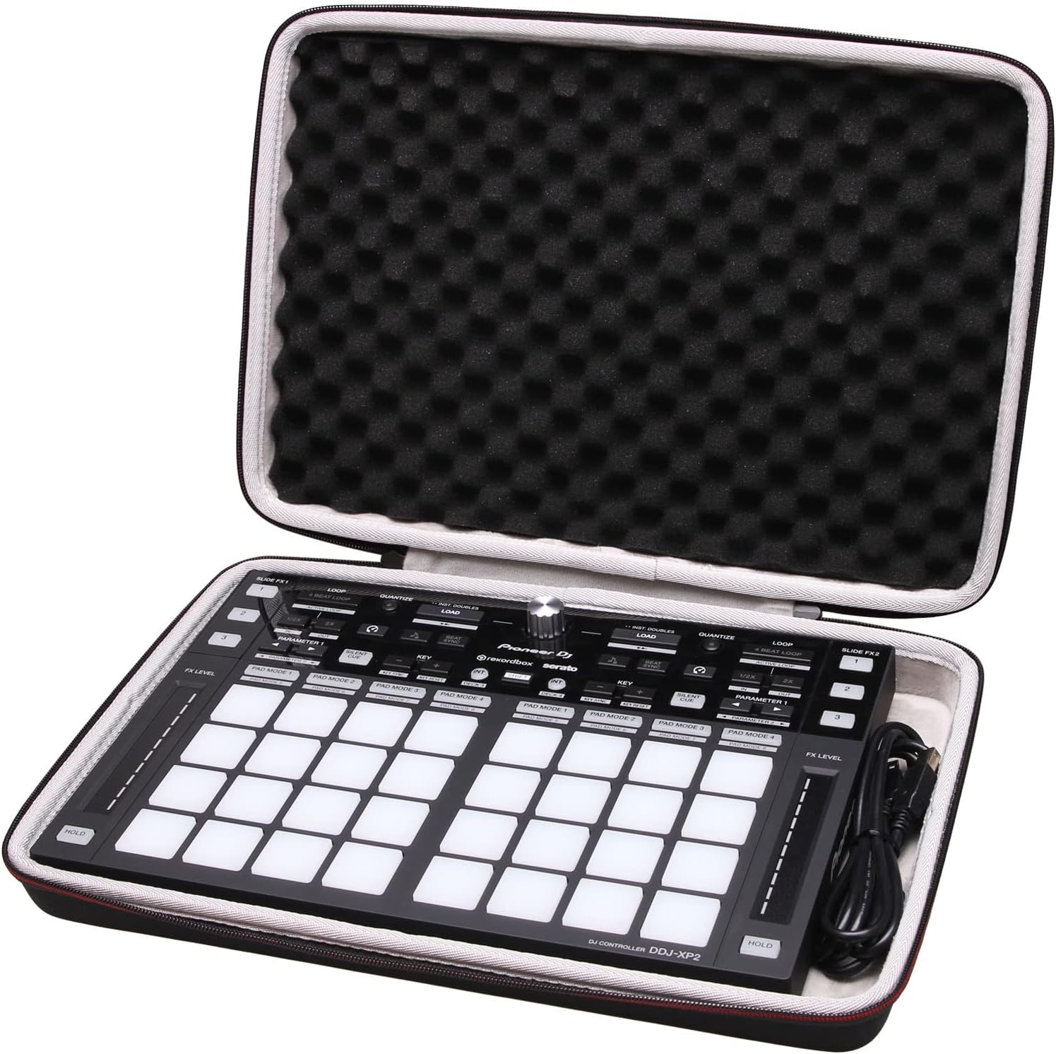 LTGEM EVA Hard Case for Pioneer DJ DDJ-XP2 Sub-controller - Protective Carrying Storage Bag