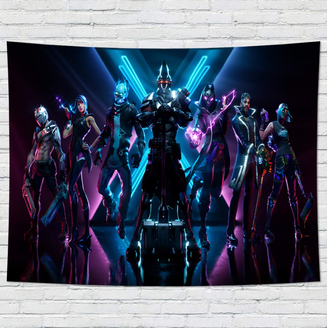 Almighty Wall Tapestry Party Backdrop 59x52inch Wall Hanging for Home Child Bedroom Dorm Wall Decor Video Game Party Decoration