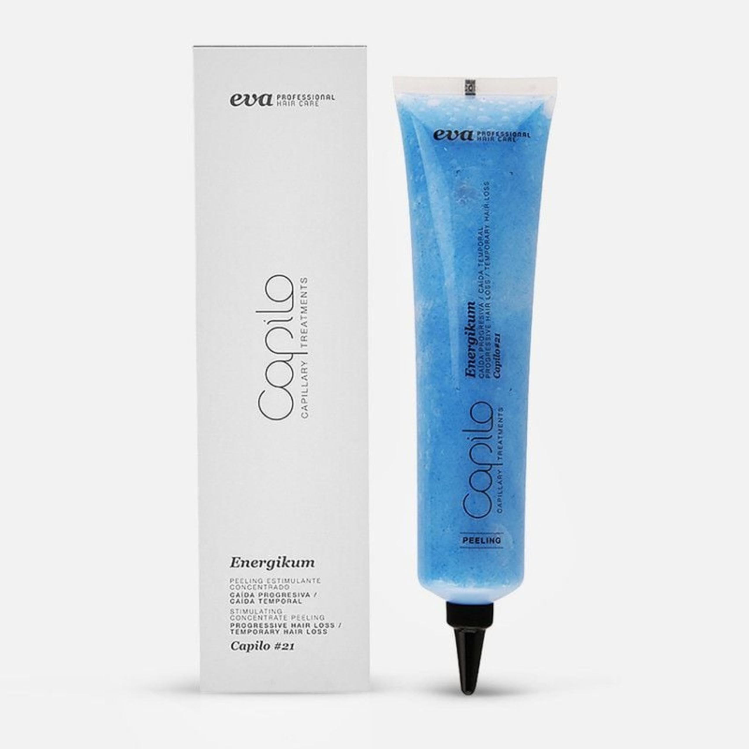 Capilo # 21 Energikum Peeling Help Prevents Progressive Temporary Hair Loss, 175 ml