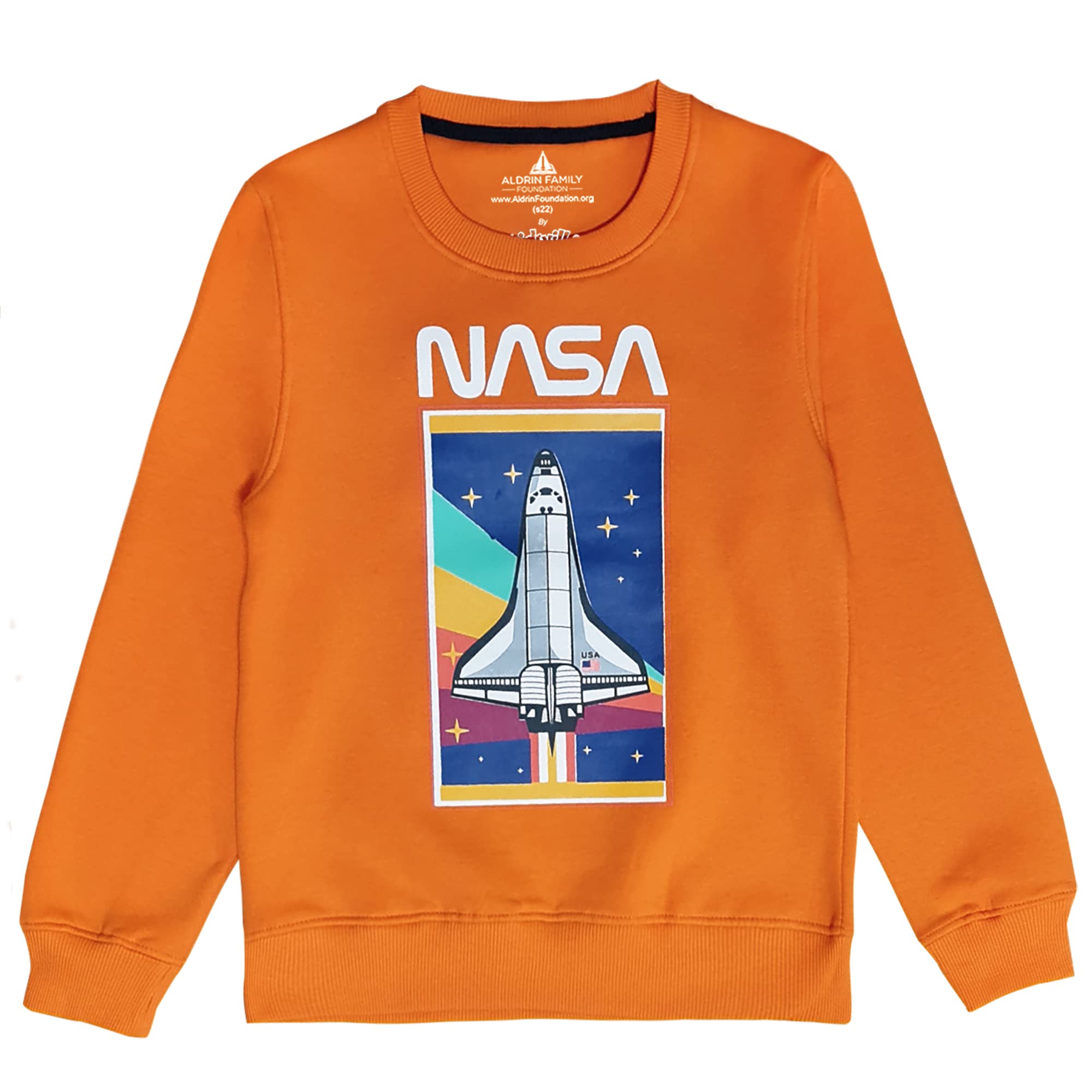 KidsvilleNASA Printed Full Sleeve Sweatshirt for Boys