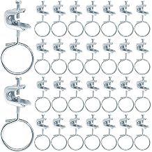 30 PC 1/4" x 20 Beam Clamp with 2" Bridle Rings Heavy Duty Steel Cable Hangers for Low Voltage Wiring, Pipe Support, Conduit Alternative in Home Theater, Factory, Warehouse & DIY Projects