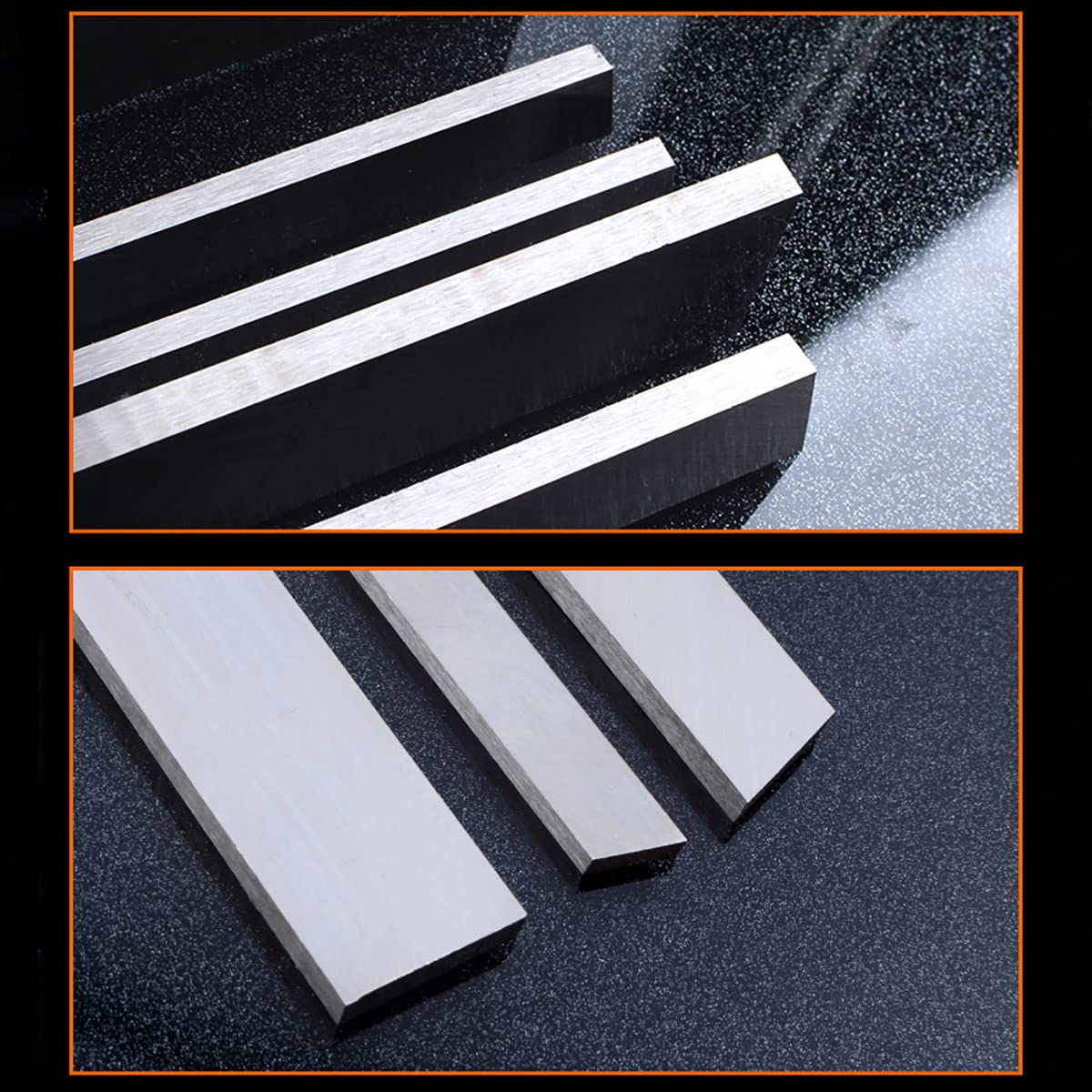 Tokarka cnc ze stali HSS płaskownik kwadratowy pasek twardość HRC 66-69 stal szybkotnąca frezowanie grawerowanie narzędzie tokarskie Bit długość 200mm 1pc (Size : 8 x 8 x 200mm)