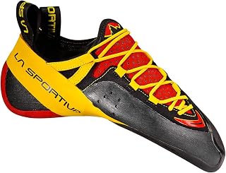 Genius - Pies de Gato para Hombre, Color Rojo/Amarillo, Talla