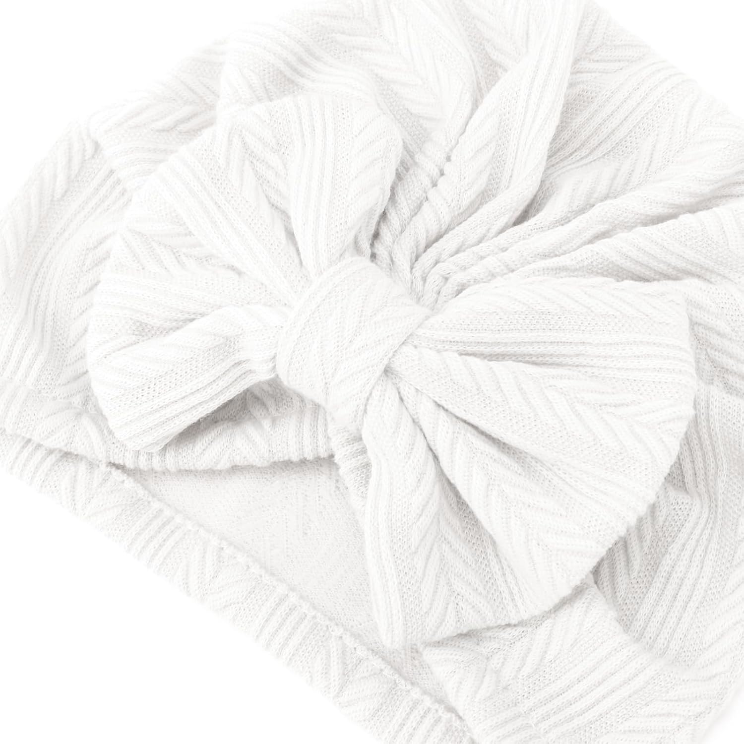 Newborn Baby Girl Hats with Bow Toddler Infant Beanie Cap Newborn Hospital Hats for Baby Girl Kid 3-12 Months - Image 4