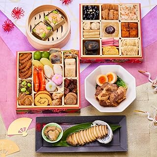 （12月29日～12月31日お届け） 板前魂の竹 板前魂 おせち 和風 二段重 福良鮑（あわび） 海鮮おこわ 豚角煮付 2人前 31品目