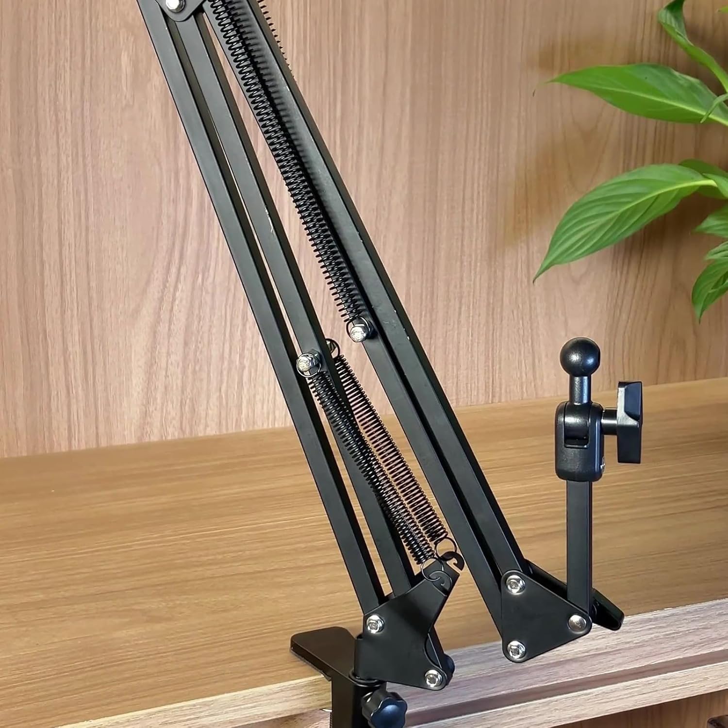 Video Phone Mount with LED Rings Light Holder Fixed Shootings Live Streaming Selfie Stick LED Live Streaming Fill Light with Flexible Robotic Arm