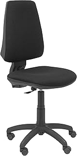 Piqueras y Crespo Elche CP Silla de Oficina ergonómica, Tela, Negro, 47x46x108 cm