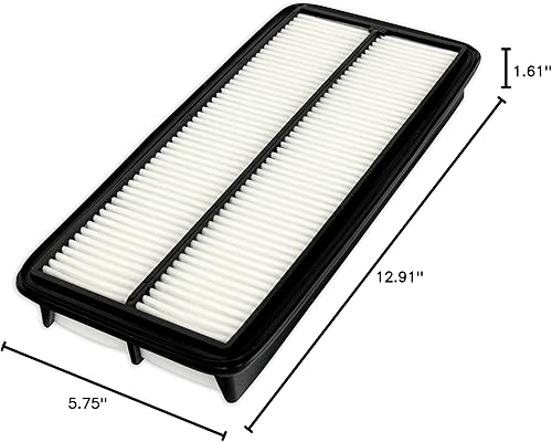 Miniatura 4 de EPAuto Filtro de aire de motor GP600 (CA9600), repuesto para Honda Accord V6 (2003–2007), Acura TL (2004–2006), RL (2005–2008) – Filtro de panel