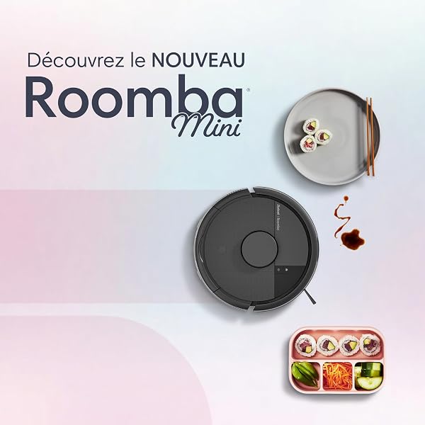 Roomba Mini Robot aspirateur et Laveur + Base AutoEmpty, Noir - 2