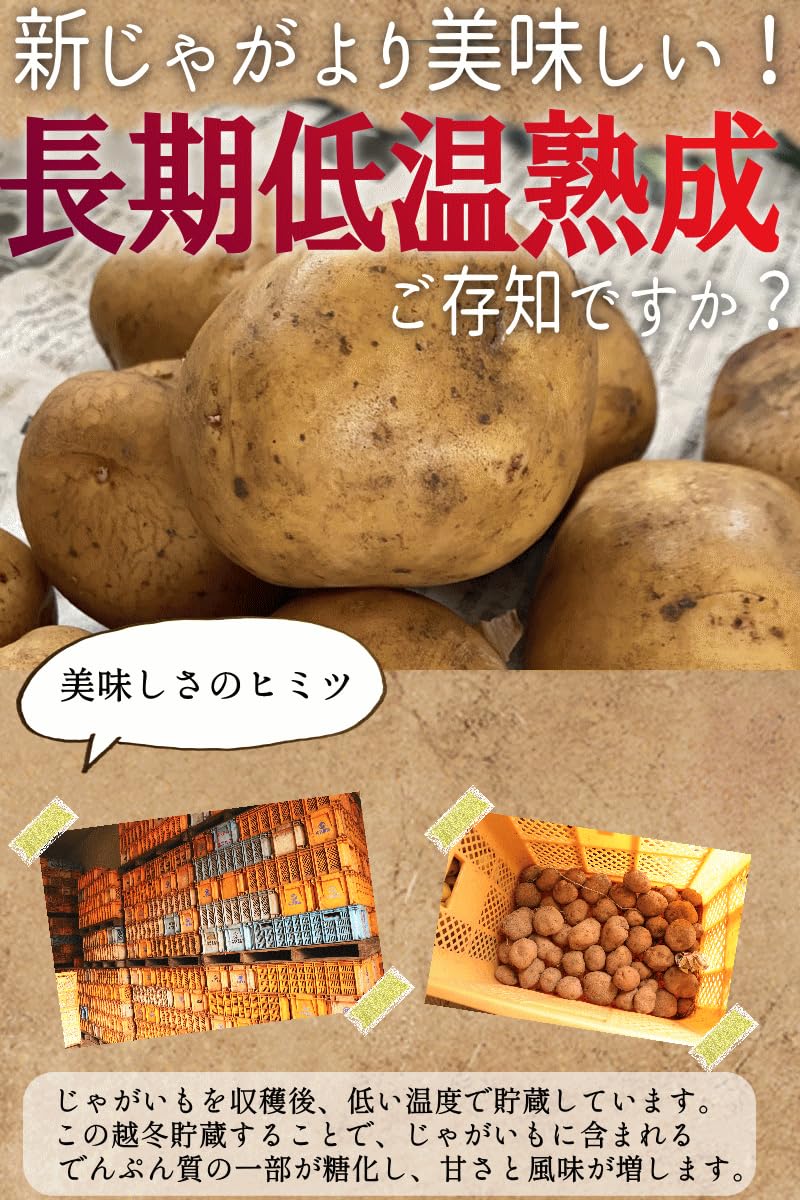 Amazon.co.jp: じゃがいも 10kg キタアカリ 無農薬栽培 岩手県産 訳