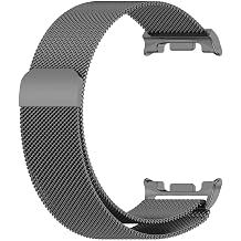 Microsonic Samsung Galaxy Watch 8 40mm Milanese Loop i in Kordon Koyu Gri [Galaxy Watch 8 40mm ile Uyumlu Kordon - Koyu Gri]