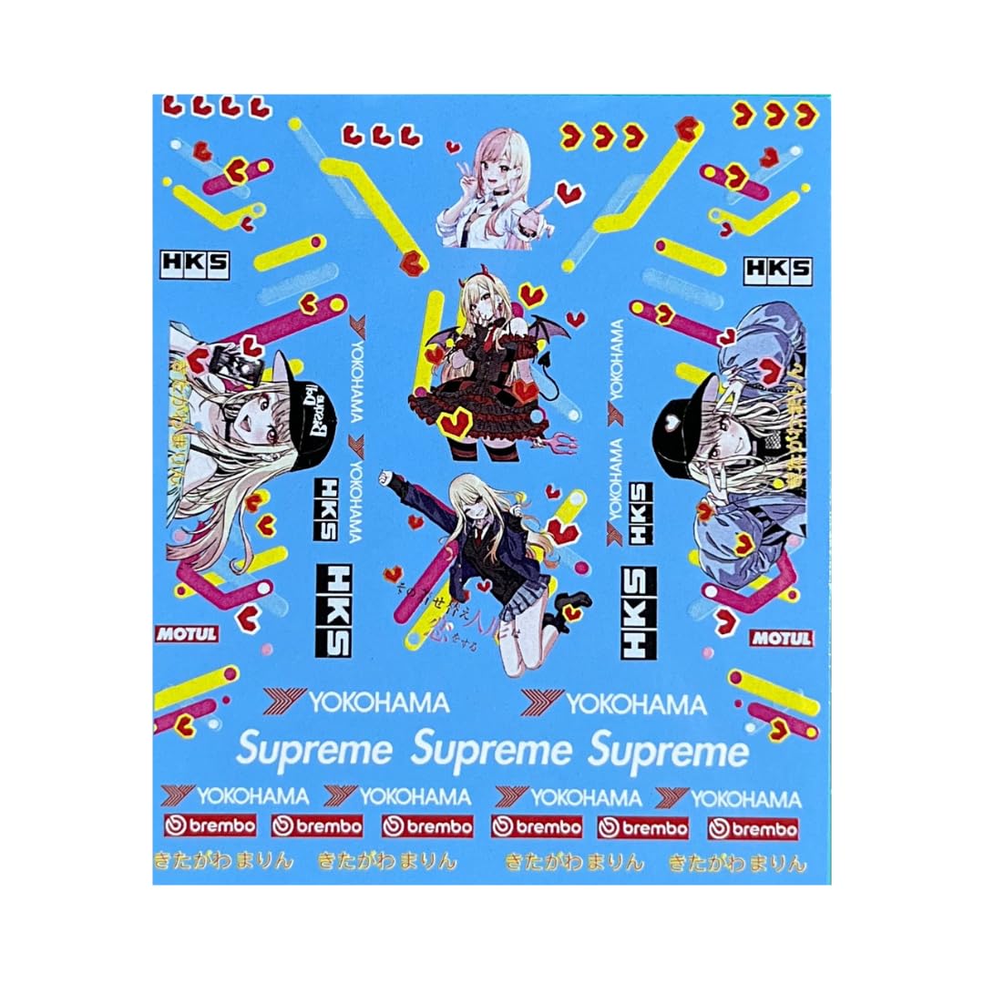 Amazon.co.jp: 1/64 デカール D-29 痛車仕様 スポンサー ミニカー