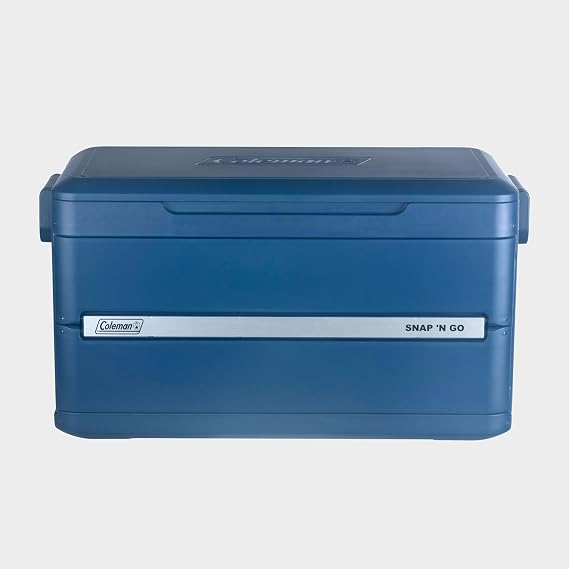 Coleman Snap N Go Collapsible Cool Box, 45QT, 42L, Holds 76 Cans, 55 Hours Cold, Waterproof Removable Liner, for Camping and Outdoor Use