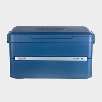 Coleman Snap N Go Collapsible Cool Box, 45QT, 42L, Holds 76 Cans, 55 Hours Cold, Waterproof Removable Liner, for Camping and Outdoor Use