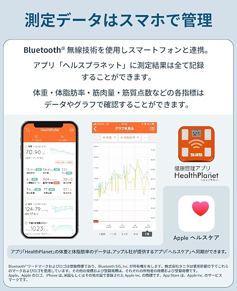 TANITA Body Weight and Composition Scale with Smartphone Connectivity Health Meter BC-768 Black 【Body Fat Rate/Visceral Fat Level/Muscle Mass/Basal Metabolic Rate/Body Age/Estimated Bone Mass/BMI - 4