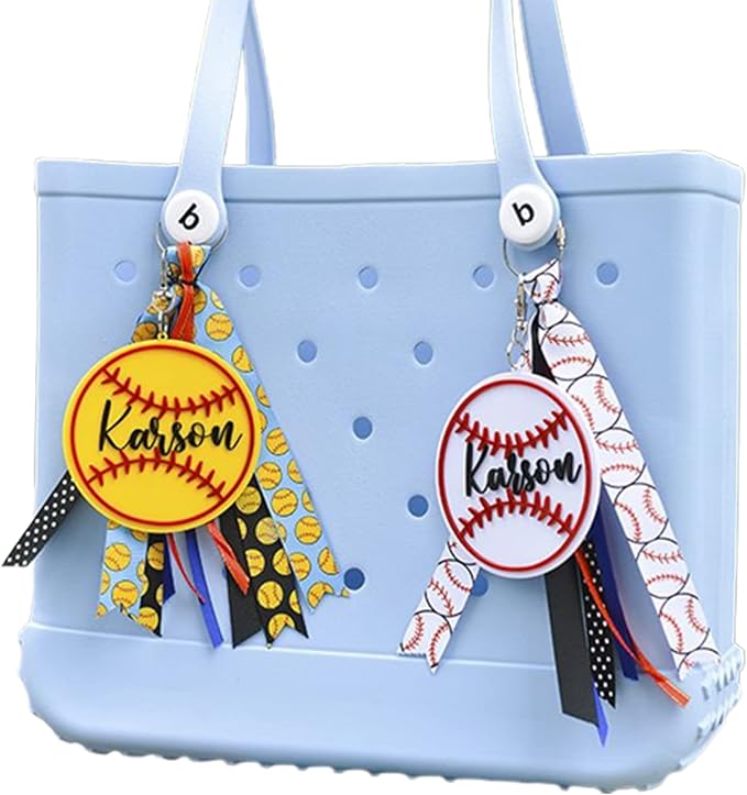 Handance Personalized Baseball Bag Tag Custom Softball
