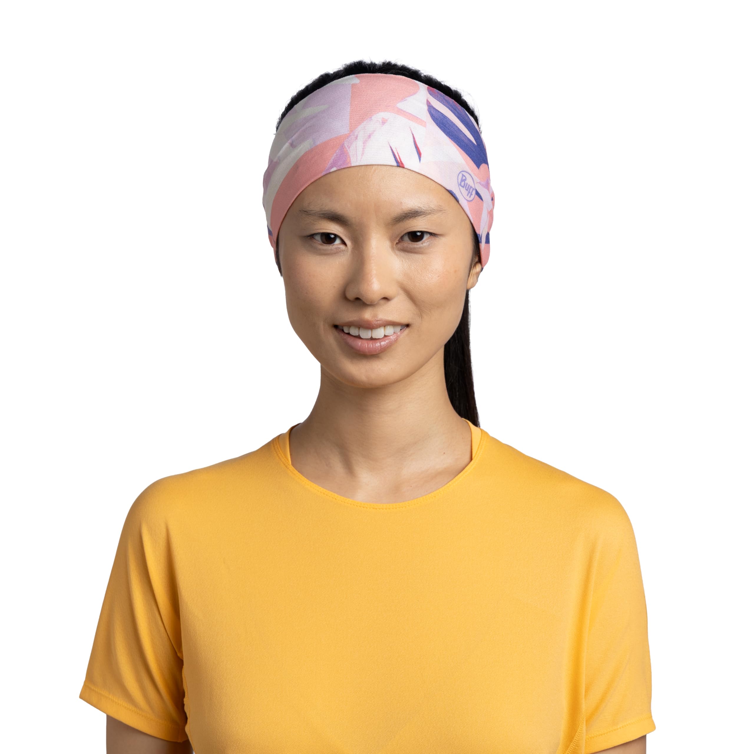 BUFF Opaska Coolnet UV Ellipse Wygodna, Ochrona Upf50, Sport, Elastyczna, Materiał z Recyklingu, Jakość, Reguluje Temperaturę One Size Wielobarwny
