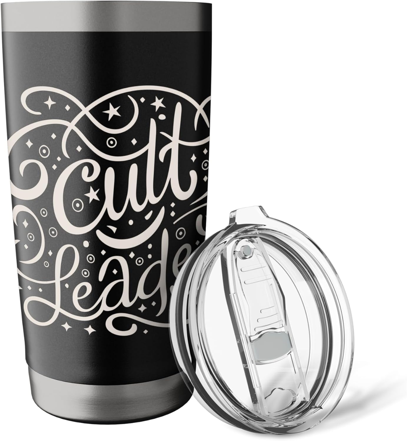 Cult Leader | Funny Halloween Stainless Steel Insulated Tumbler - Image 5