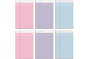 TOPS 5 x 8 Inch Legal Pads, Prism Color, 6 Pack
