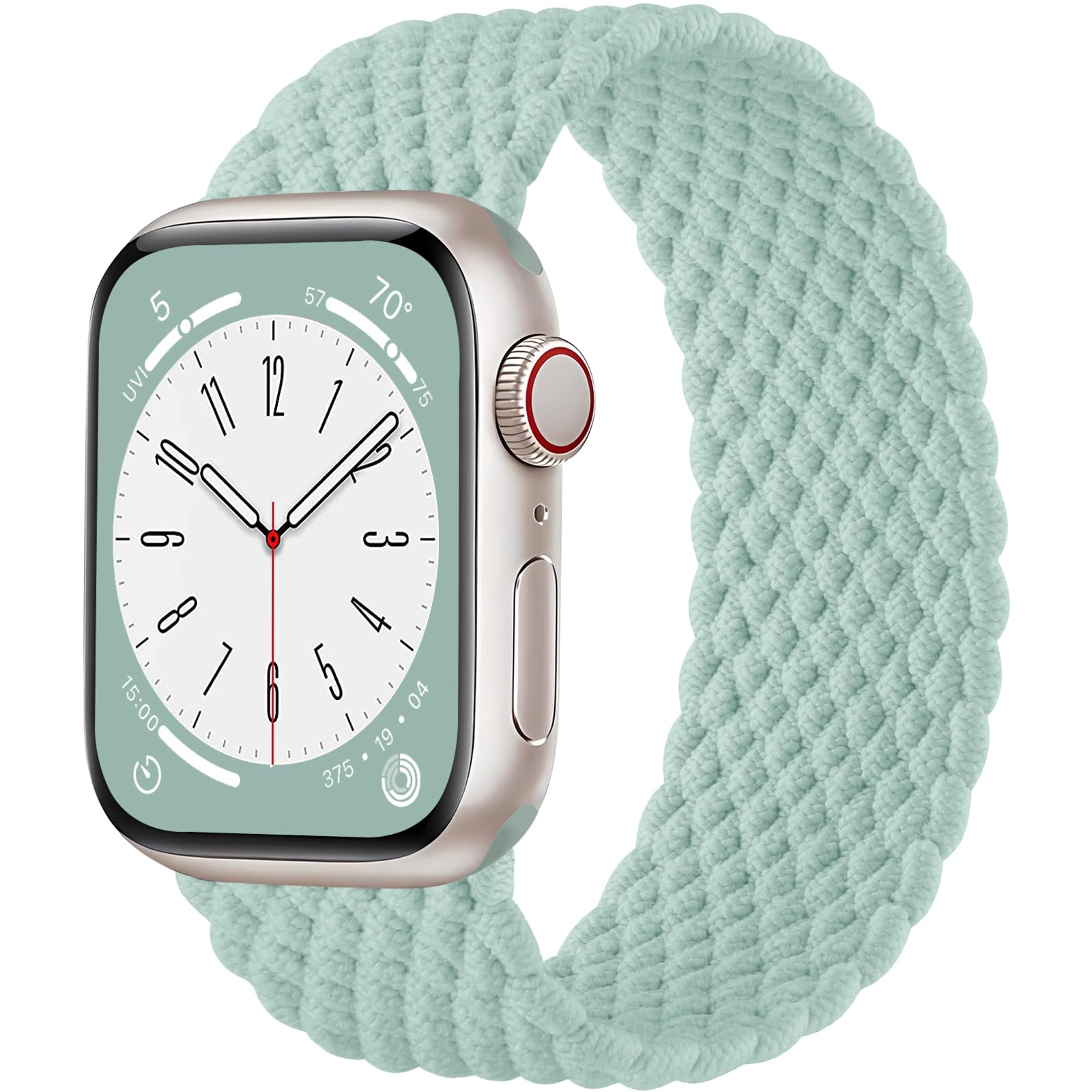 Zedoli Braided Solo Loop Bands Compatible with Apple Watch Band 38mm 40mm 41mm 42mm 44mm 45mm 46mm 49mm Women Men, Stretchy Nylon Sport Elastic Strap for iWatch Series 11 10 9 8 7 6 5 4 3 2 1 SE Ultra — view 30