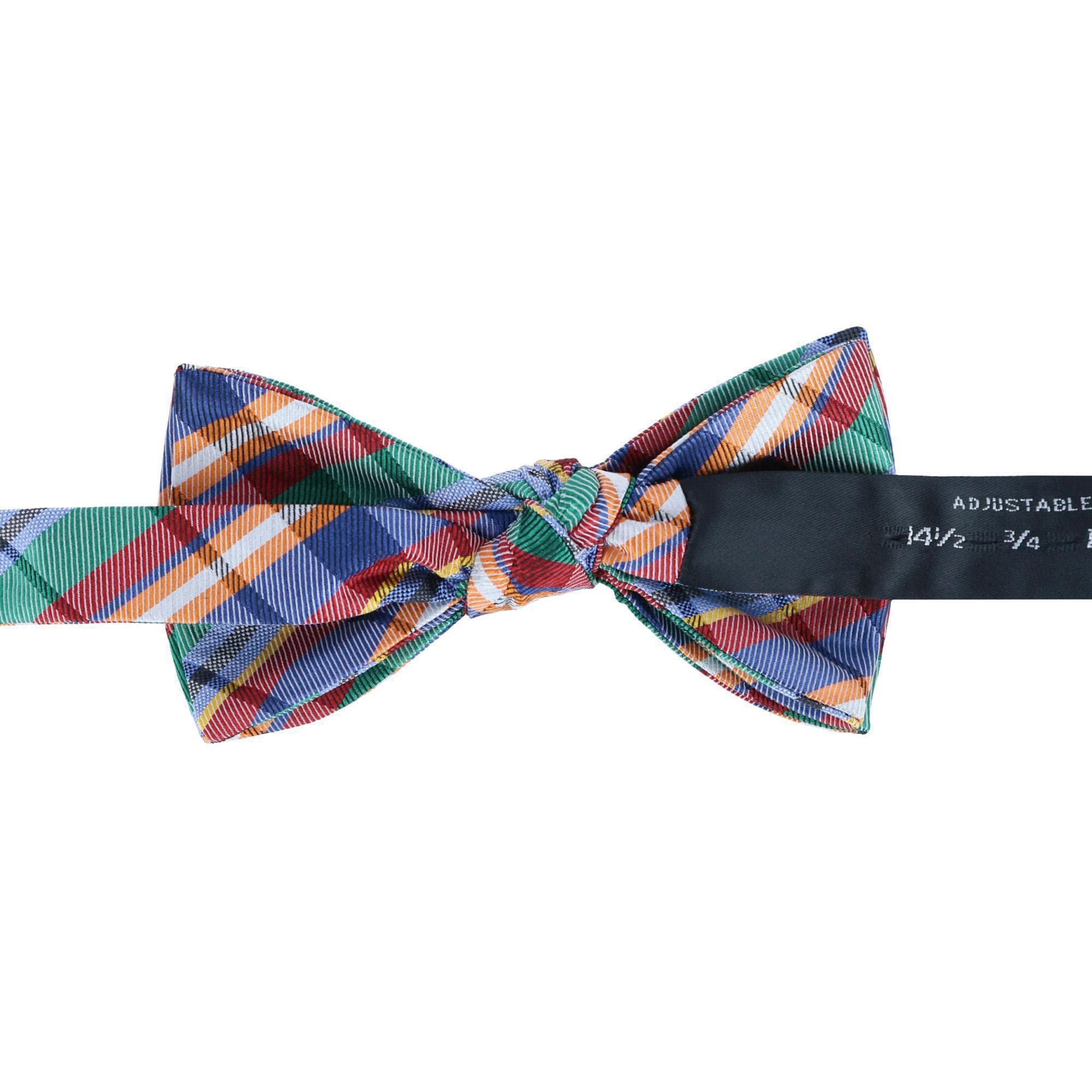 Trafalgar Papillon da uomo in seta Sherwood Plaid