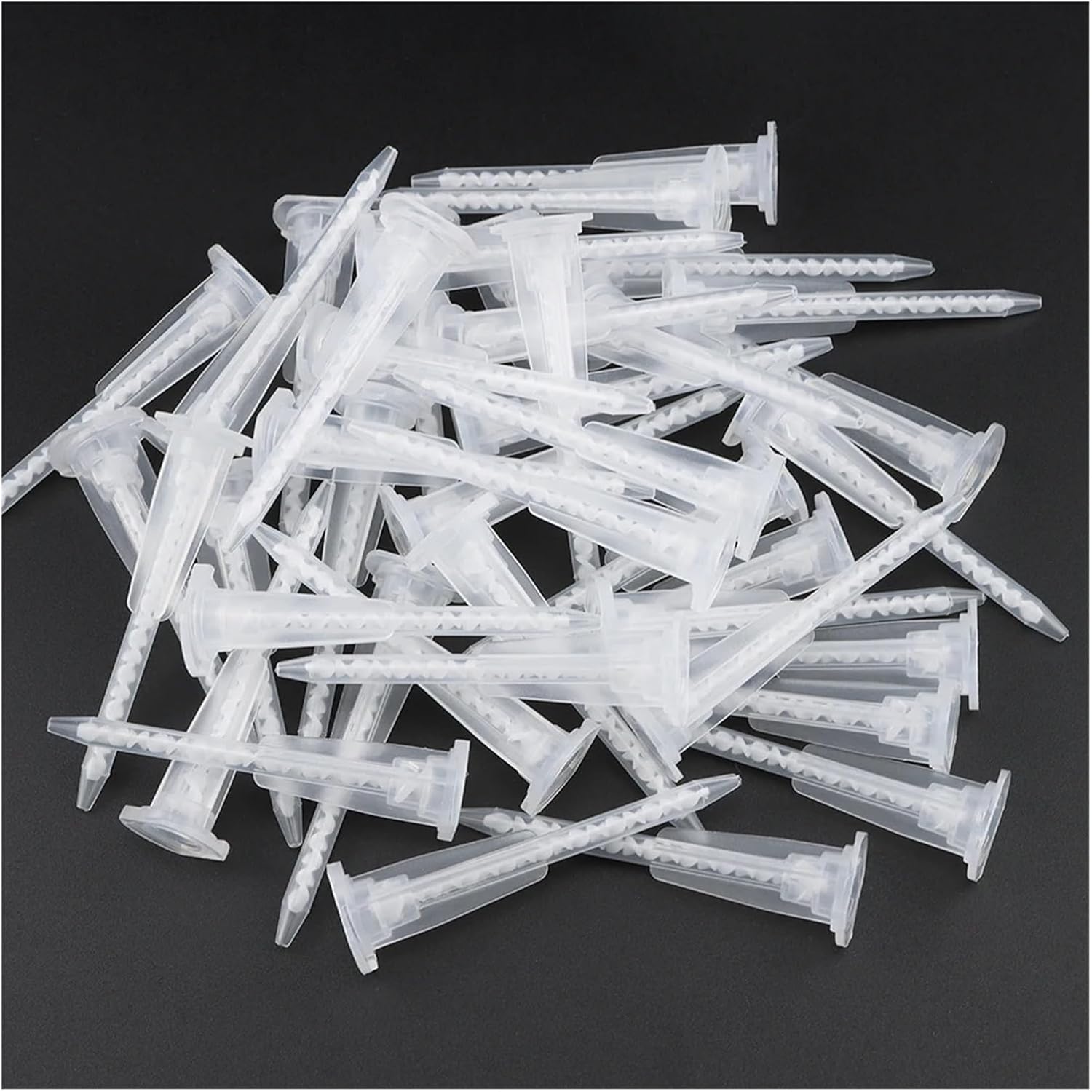 50pcs Epoxy Adhesive Mixing Nozzle Tip MA3.0-17S Static Mixing tube Resin Mixer for AB two-component Adhesive Guns (1:1/1:2Ratio)