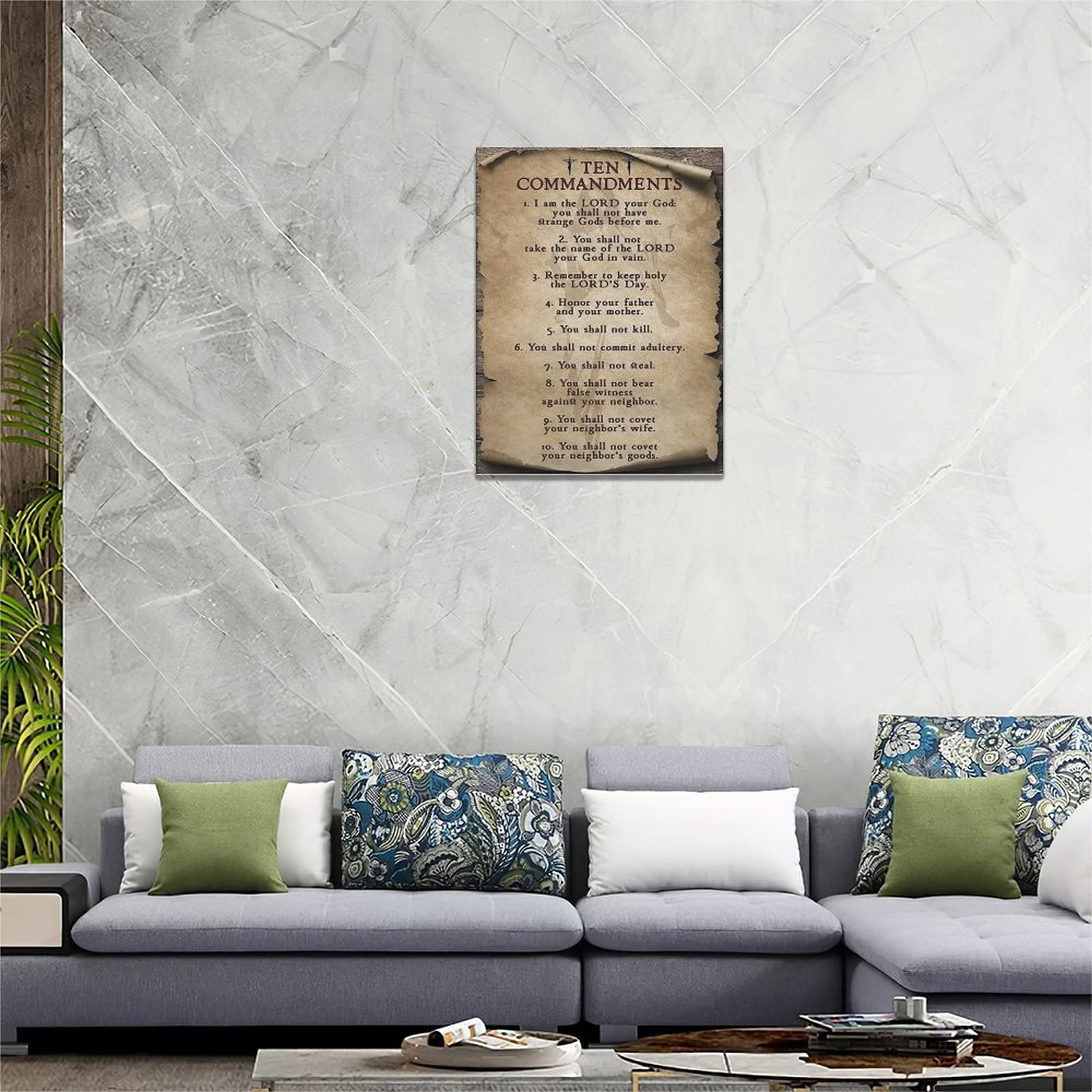 Croix De Jésus En Bois Pour Décoration Murale - Style Vintage, 30x20 Cm, Symbole Religieux Pour La Maison