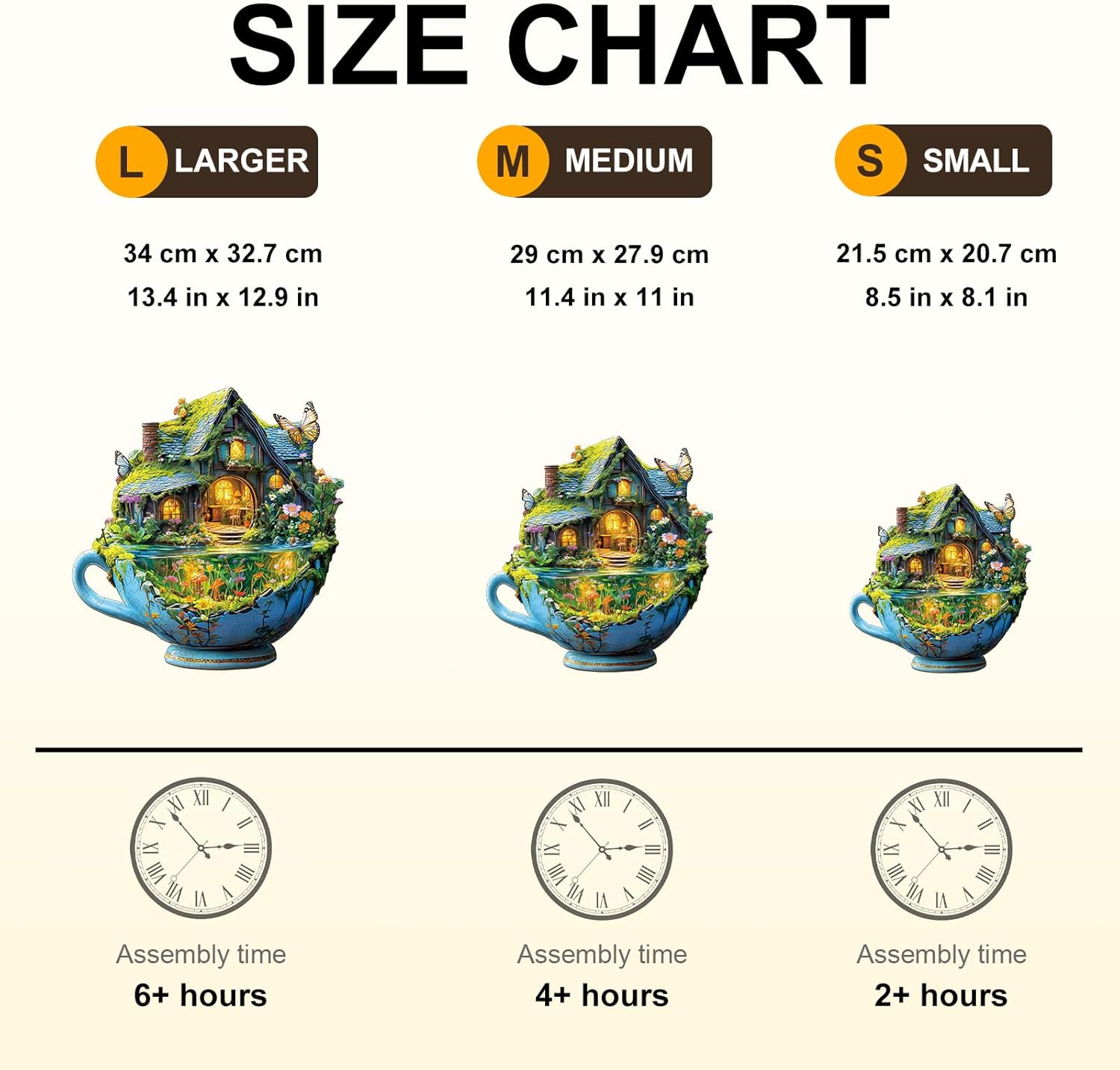 Jigfoxy Wooden Puzzle for Adults, Funny Green Cup Jigsaw Puzzles for Adult, Unique Animal Shape Wood Cut Puzzles, Christmas Thanksgiving Gifts for Friends Family (L-13.4 * 12.9in-220pcs)