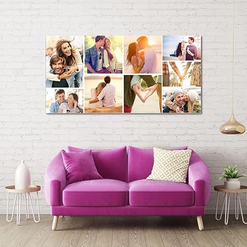 Miniatura 3 de LZIMU Lienzo de fotos de collage personalizado, arte de pared, lienzo de imágenes personalizadas, lienzo para decoración del hogar (imagen-7, 20.00