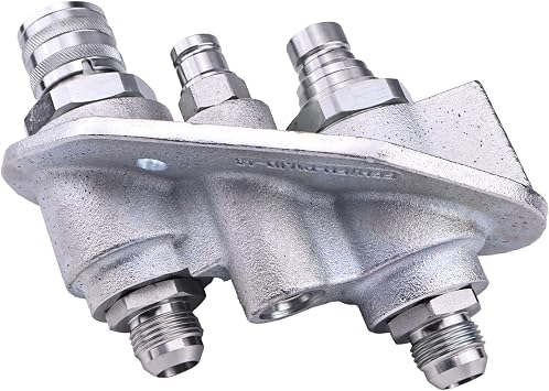 Hydraulic Flat Face Quick Coupler 7246784 5BD4FH 7141939 Compatible with Bobcat TL360 TL470 TL470HF A770 S510 S530 S550 S570 S590 S630 T550 T590 T630 Skid Steer Loaders