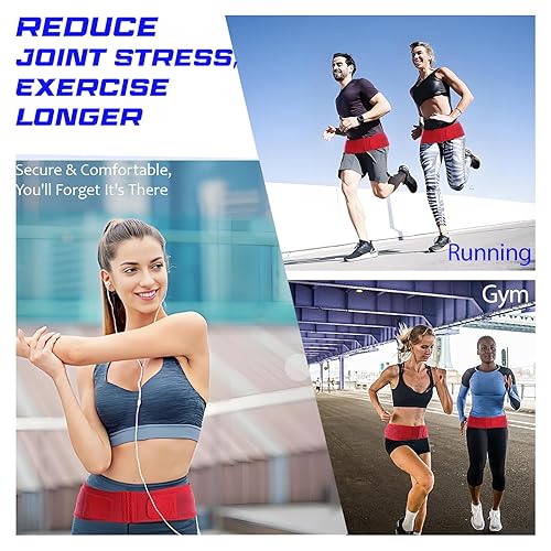 Miniatura 6 de Cinturón de cadera SI mejorado con ganchos y ojos de 6 filas, cinturones sacroilíacos para ciática y alivio del dolor de espalda baja, soporte