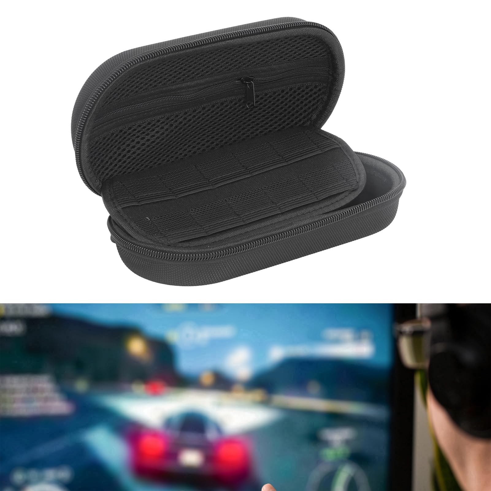 Custodia da Trasporto, Borsa da Viaggio Rigida Antiurto Impermeabile, Perfetta per PS Vita 100, 2000, PS Vita Slim e Altri Accessori