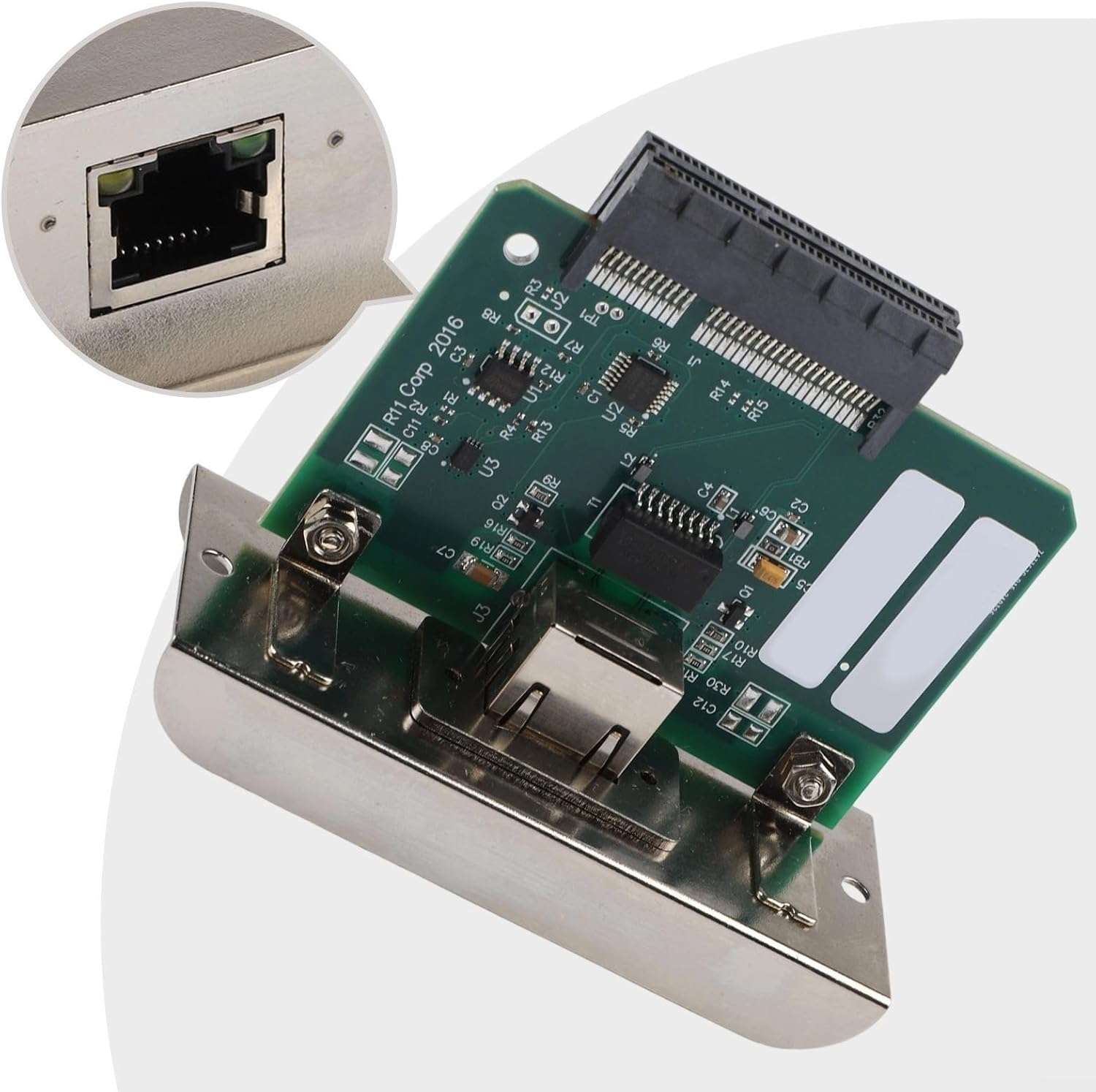 Internal Ethernet Print Server Card for Zebra ZT200 ZT210 ZT230 Models, P1038204-01 PCB Accessory