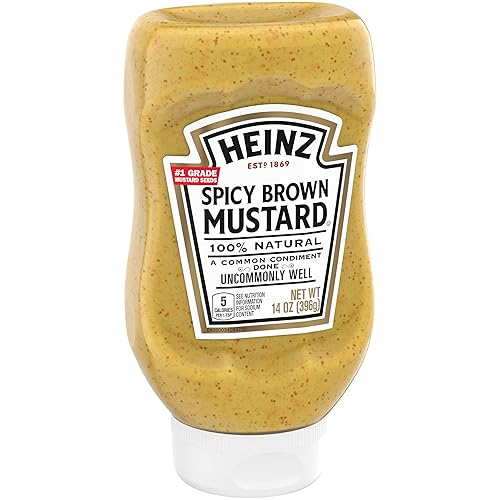 Vista 39 de Heinz Mostaza amarilla (botella de 567 g)